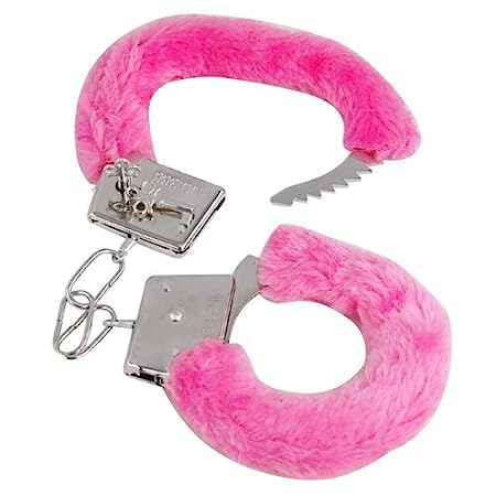 Pink Couples Love Handcuffs Fancy Dress Costume Accessories - Image 5