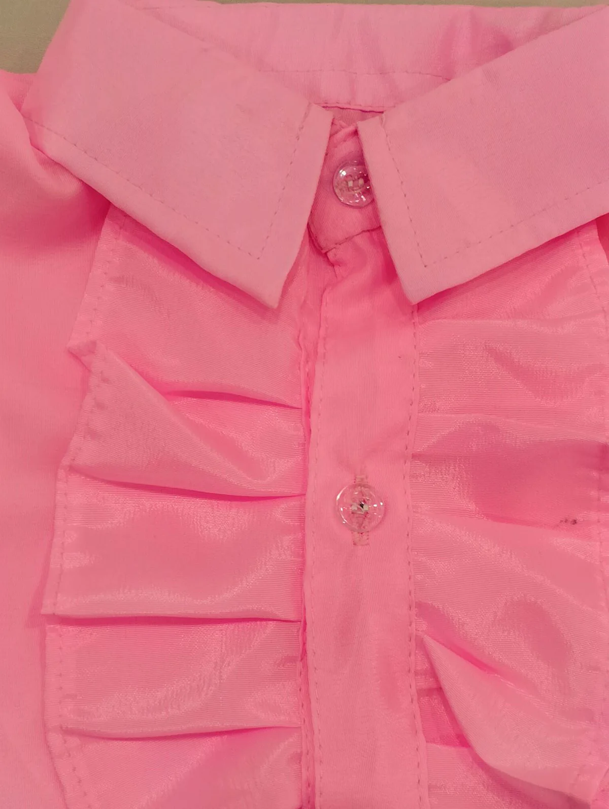 Pink Frills Shirt Kids Fancy Dress Costume - Image 7