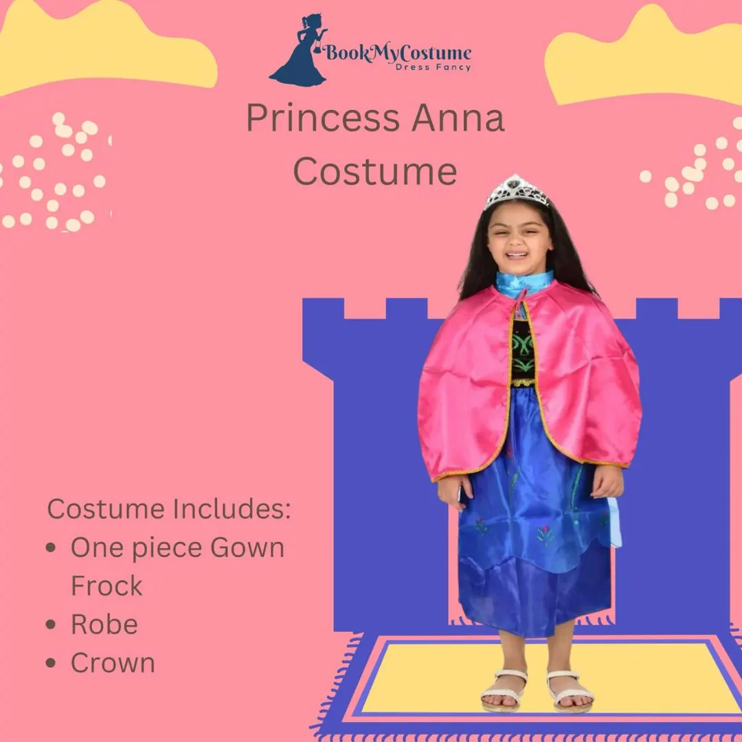 Snow Princess Sister Princess of Arrendale Authentic Gown Fairy tale Kids Fancy Dress Costume for Girls - Image 3