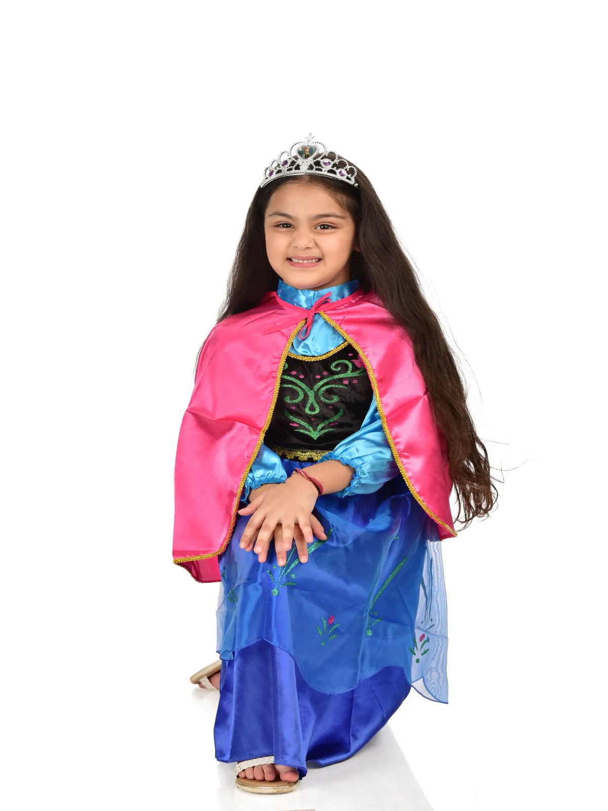 Snow Princess Sister Princess of Arrendale Authentic Gown Fairy tale Kids Fancy Dress Costume for Girls - Image 7