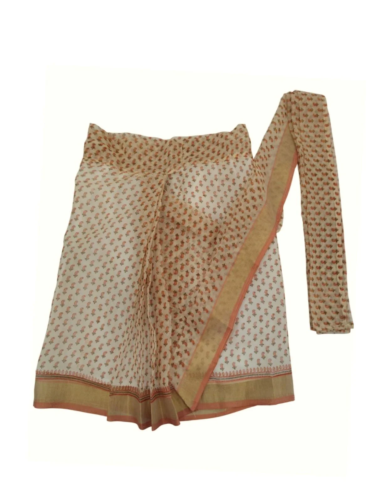 Principal Headmistress Professional Classic Saree with necklace Kids Fancy Dress Costume - Image 13