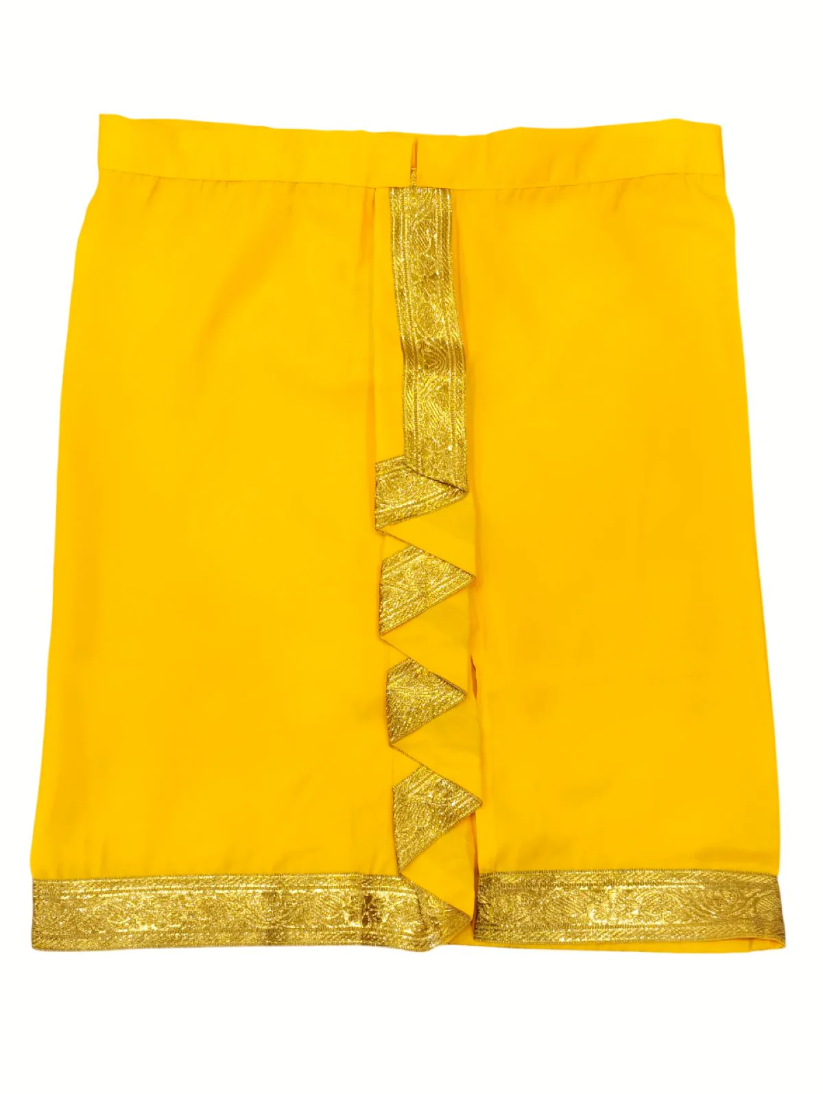 Punjabi Bhangra Baisakhi Folk Dance Costume for Boys and Men | Yellow & Red - Image 10