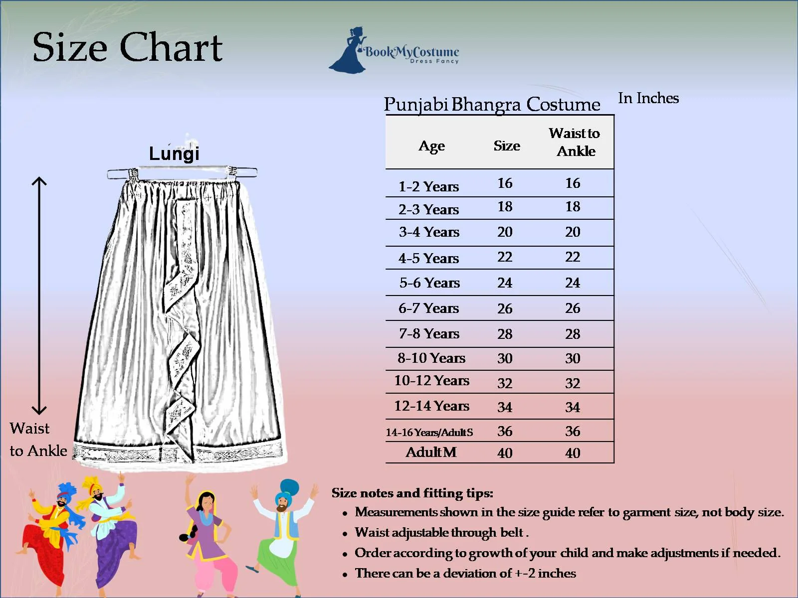 Punjabi Folk Dance Costume Bhangra for Boys and Men - Image 4