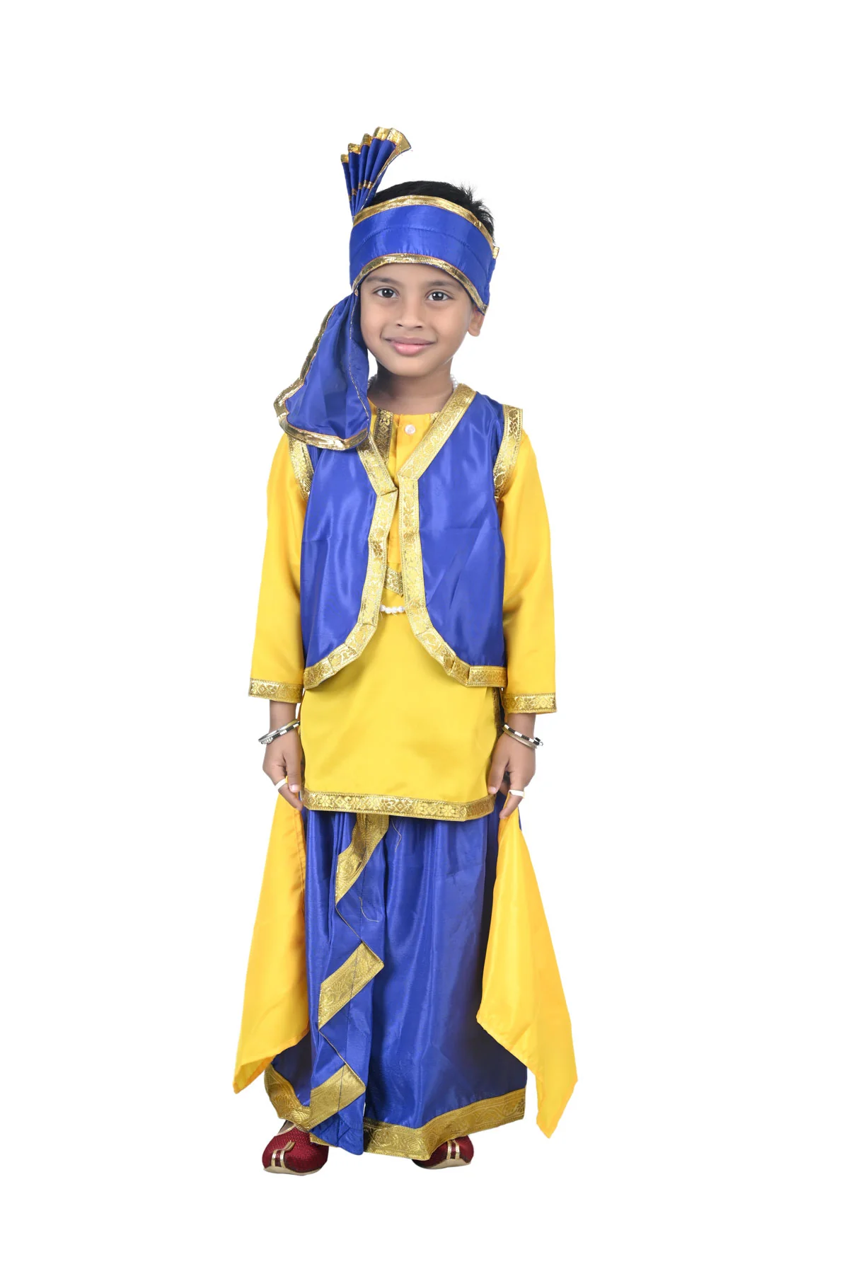 Punjabi Folk Dance Costume Bhangra for Boys and Men - Image 9