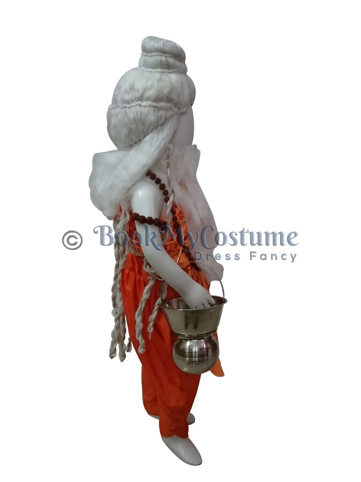 Raavana Sita Haran Sadhu Vesh | Guru Vashistha | Shukracharya Ramayan Fancy Dress Costume for Kids | Ramleela Mythological Dress for Boys | Ramleela Costume for Kids - Image 7
