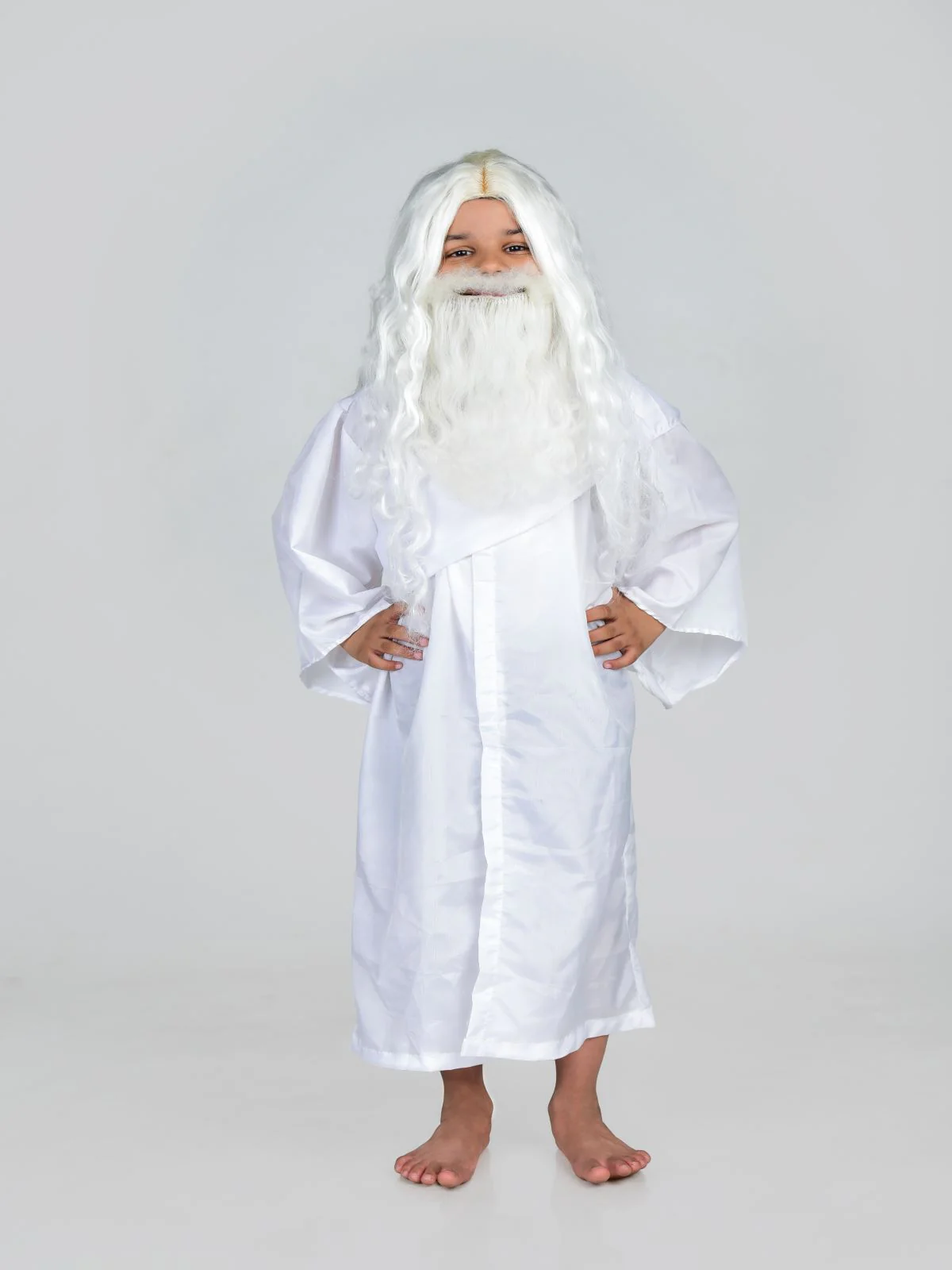 Rabindranath Tagore Indian Nobel Prize National Hero Kids and Adult Fancy Dress Costume