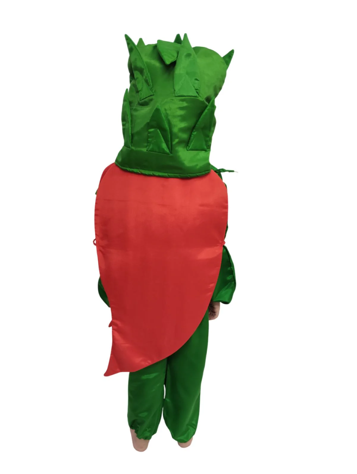 Red Chilli Lal Mirch Vegetable Kids Fancy Dress Costume - Image 3