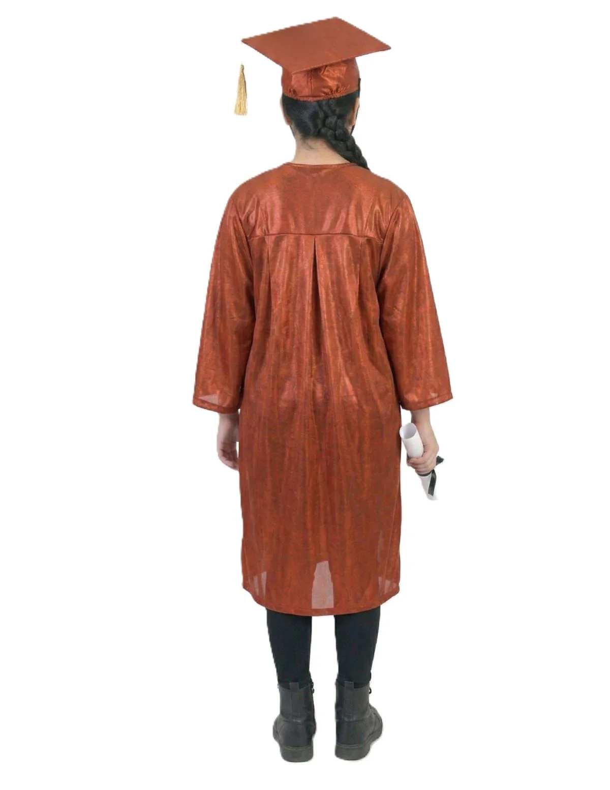 Red Graduate Scholar Graduation Day Gown Kids & Adults Fancy Dress Costume - Image 12