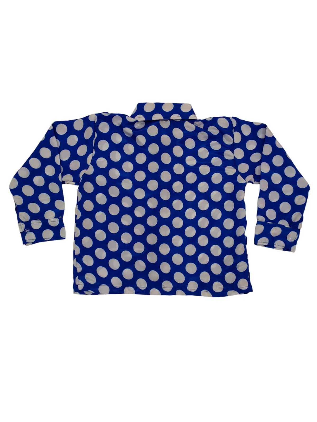 Blue Polka Dots Shirt & Black Pant | Retro Theme Kids Fancy Dress Costume - Image 7