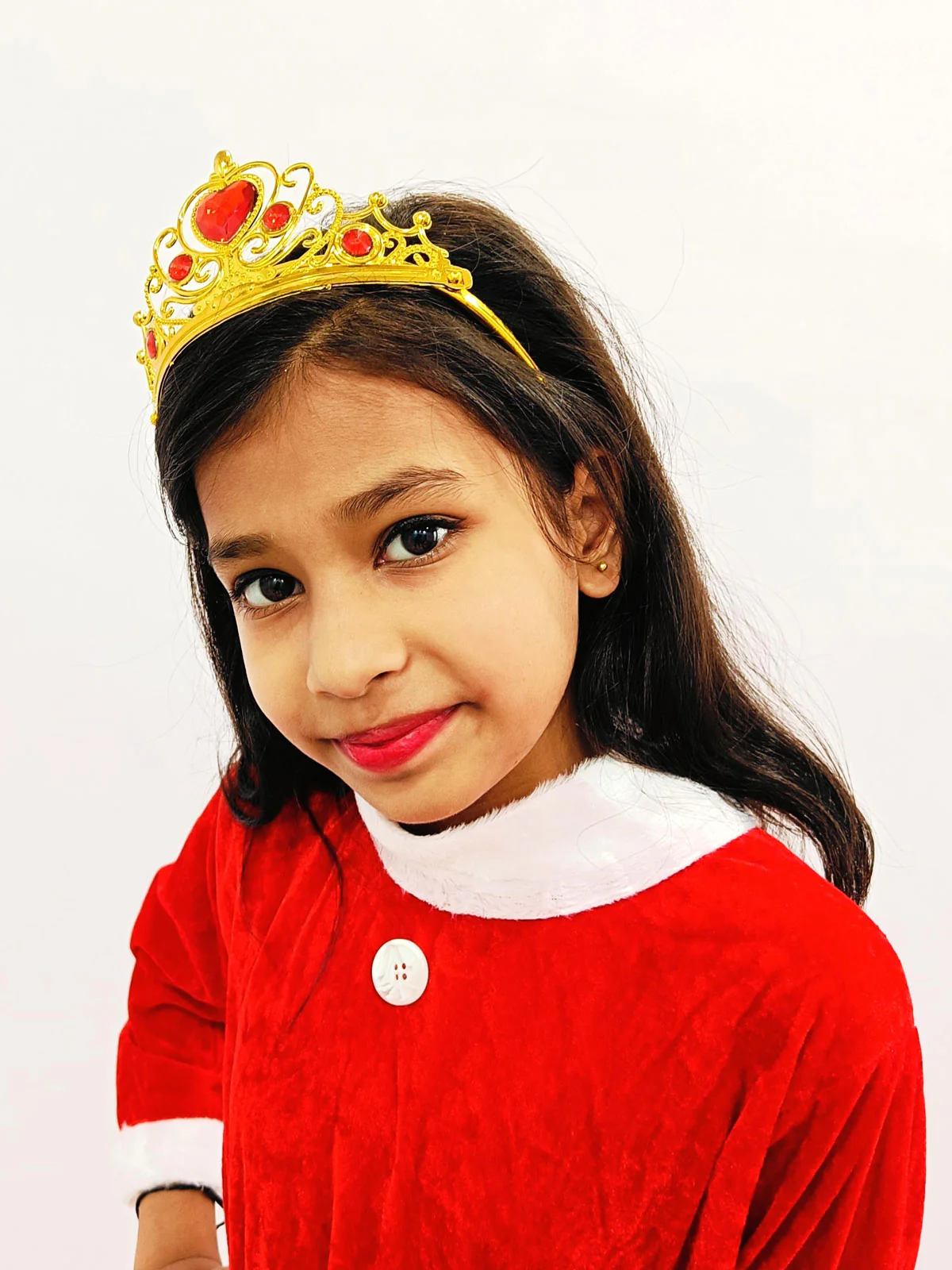 Royal Golden Princess Tiara Crown HeadBand Fancy Dress Costume Accessory for Girls - Image 7