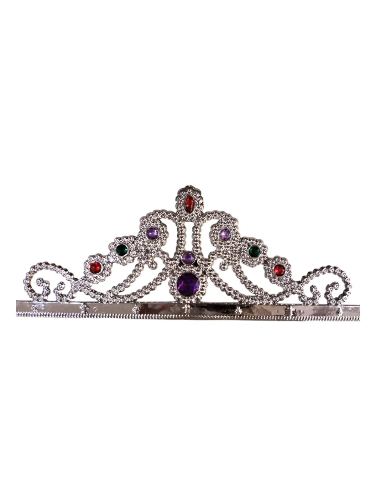Royal Silver Princess Tiara Crown HeadBand Fancy Dress Costume Accessory for Girls - Image 3