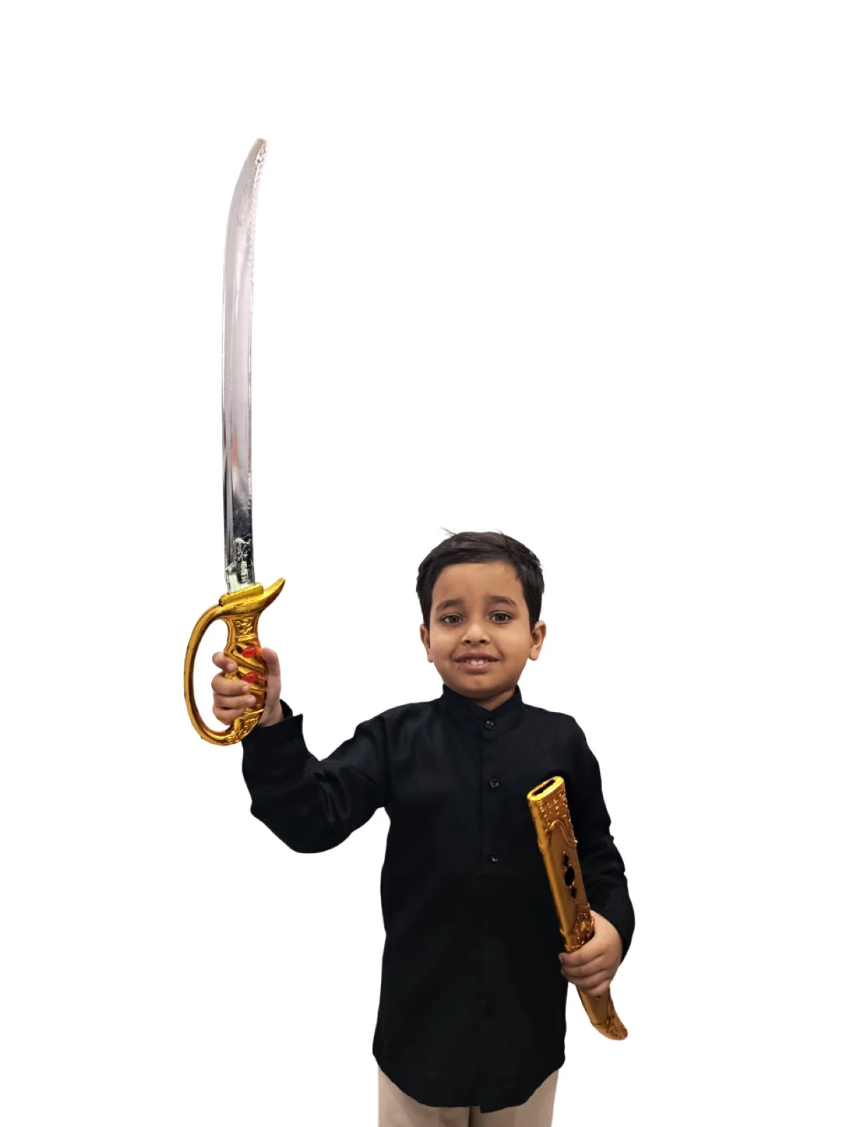 Royal Sword Plastic Toy Kids & Adults Fancy Dress Costume Accessories - Image 3