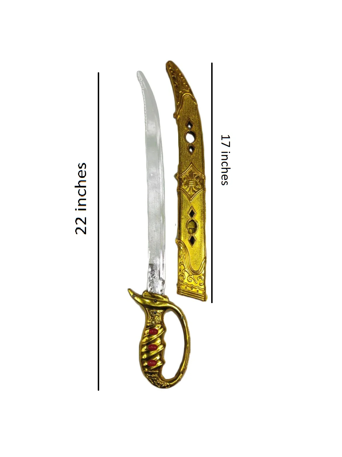Royal Sword Plastic Toy Kids & Adults Fancy Dress Costume Accessories - Image 6