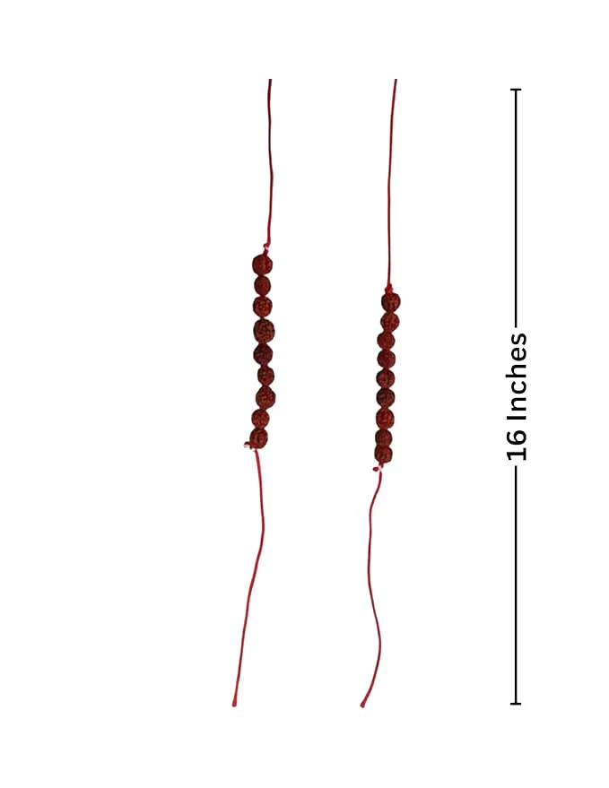 Rudraksha Jewellery Complete Set Kids and Adult Fancy Dress Costume Accessory - Image 8