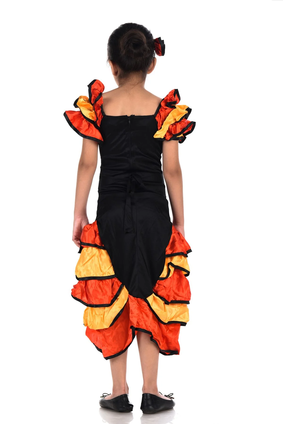 Salsa Rumba Western Dance Party Fancy Dress Costume for Girls - Image 4