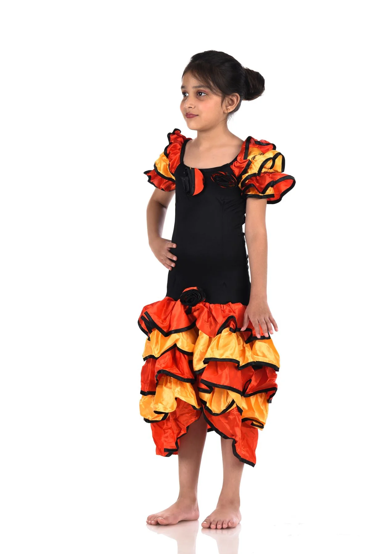 Salsa Rumba Western Dance Party Fancy Dress Costume for Girls - Image 5