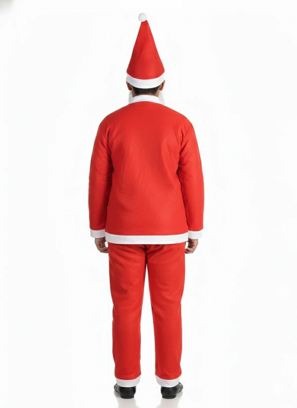 Santa Claus With Beard Complete Set Christmas Kids & Adults Fancy Dress Costume - Premium - Image 19