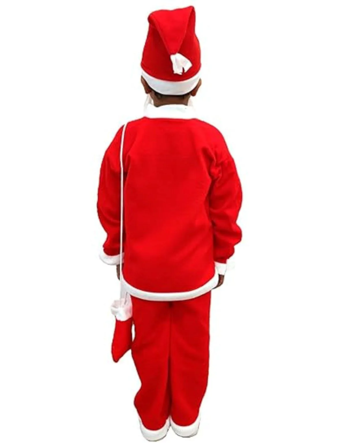 Santa Claus With Beard Complete Set Christmas Kids & Adults Fancy Dress Costume - Premium - Image 7