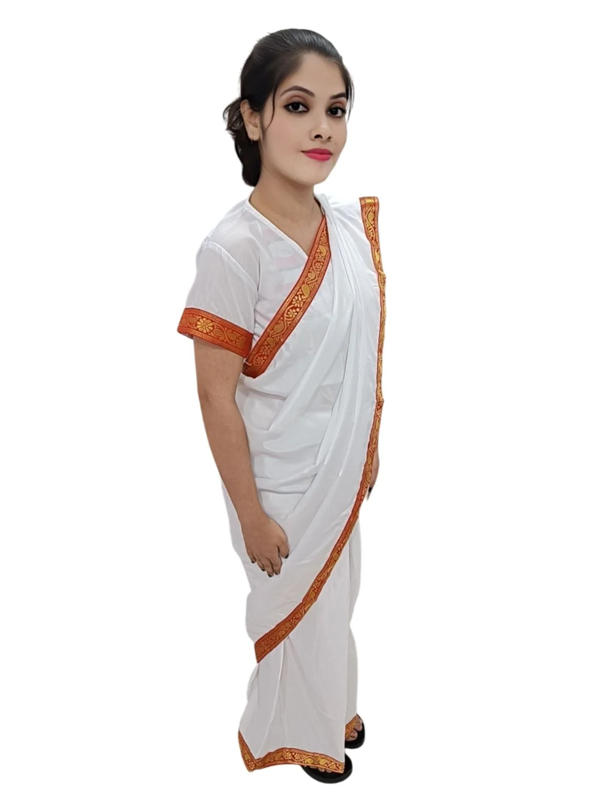 Sarojini Naidu Leader Saree GIrls & Women Fancy Dress Costume - Image 11