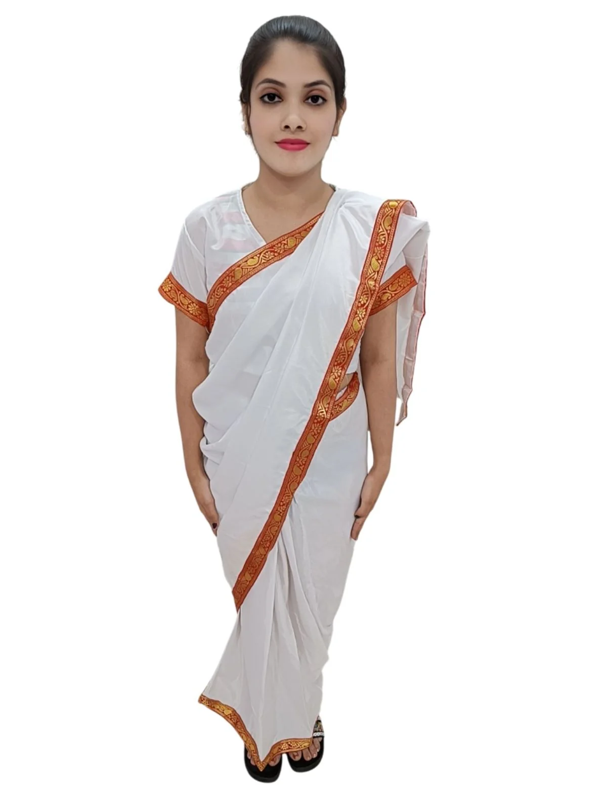 Sarojini Naidu Leader Saree GIrls & Women Fancy Dress Costume - Image 12