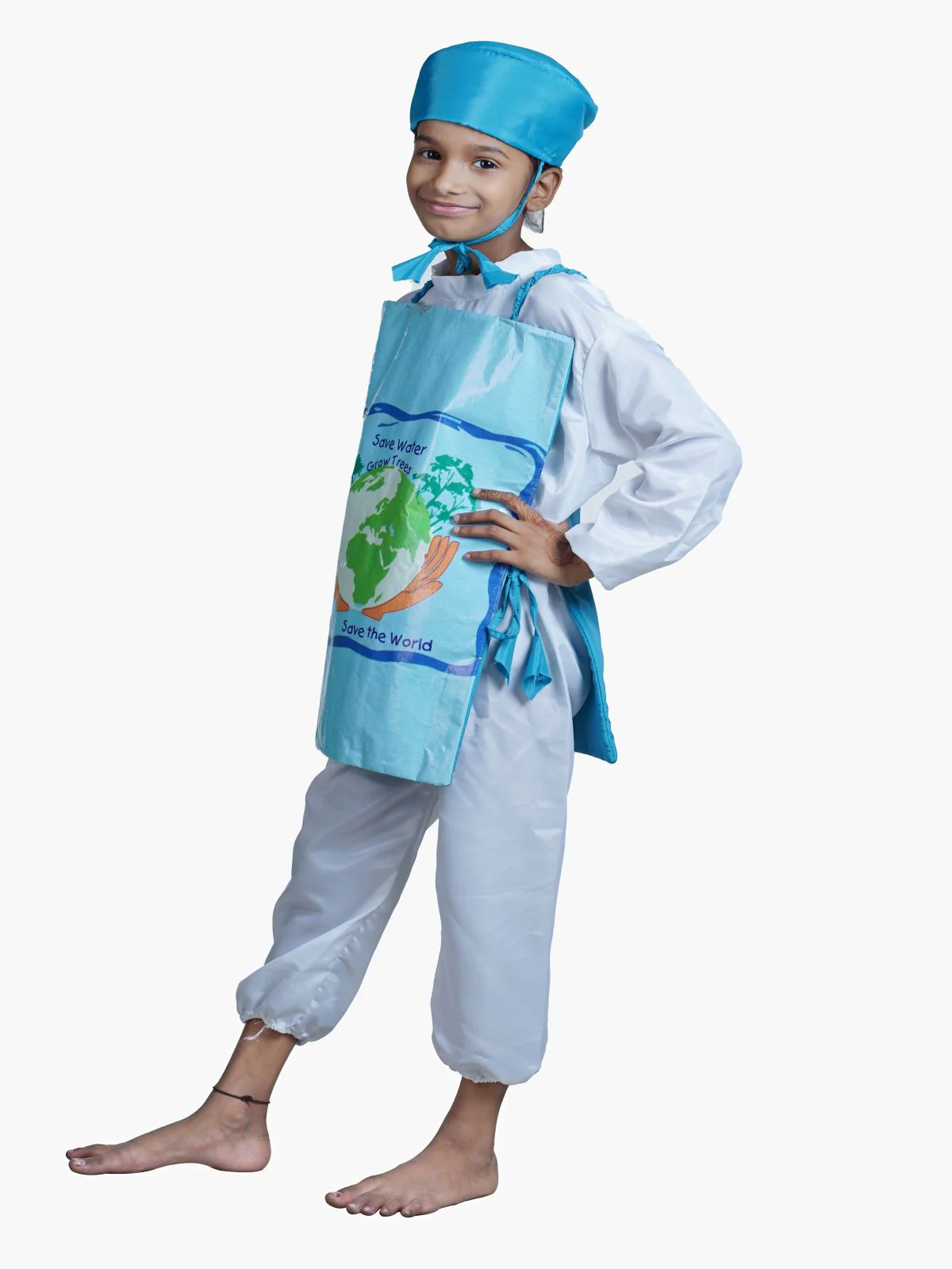 Save Water Grow Trees Save The World Kids Fancy Dress Costume - Image 5