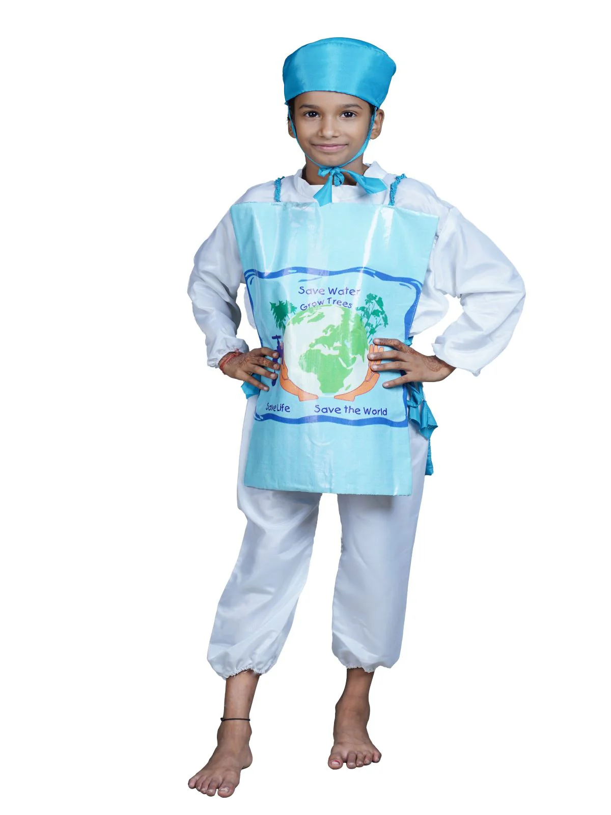 Save Water Grow Trees Save The World Kids Fancy Dress Costume - Image 6