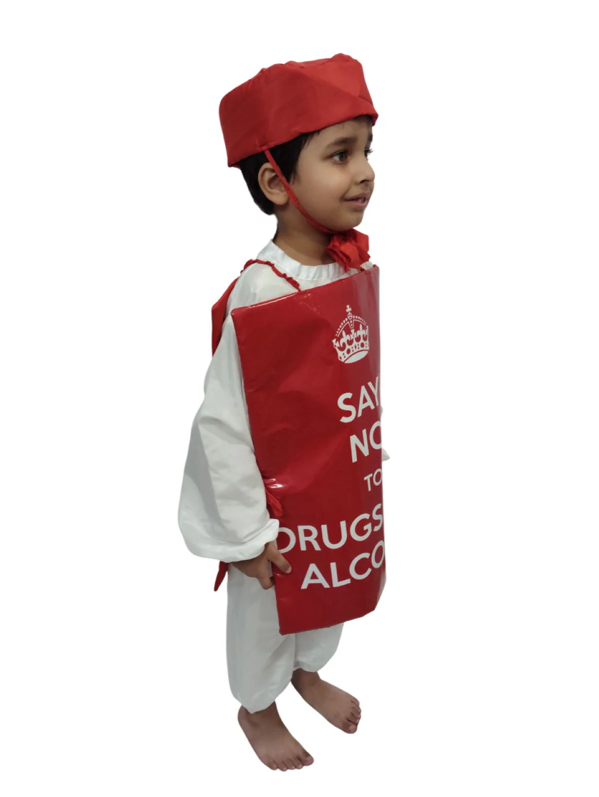 Say No to Drugs & Alcohol Social Awareness Kids Fancy Dress Costume - Image 3