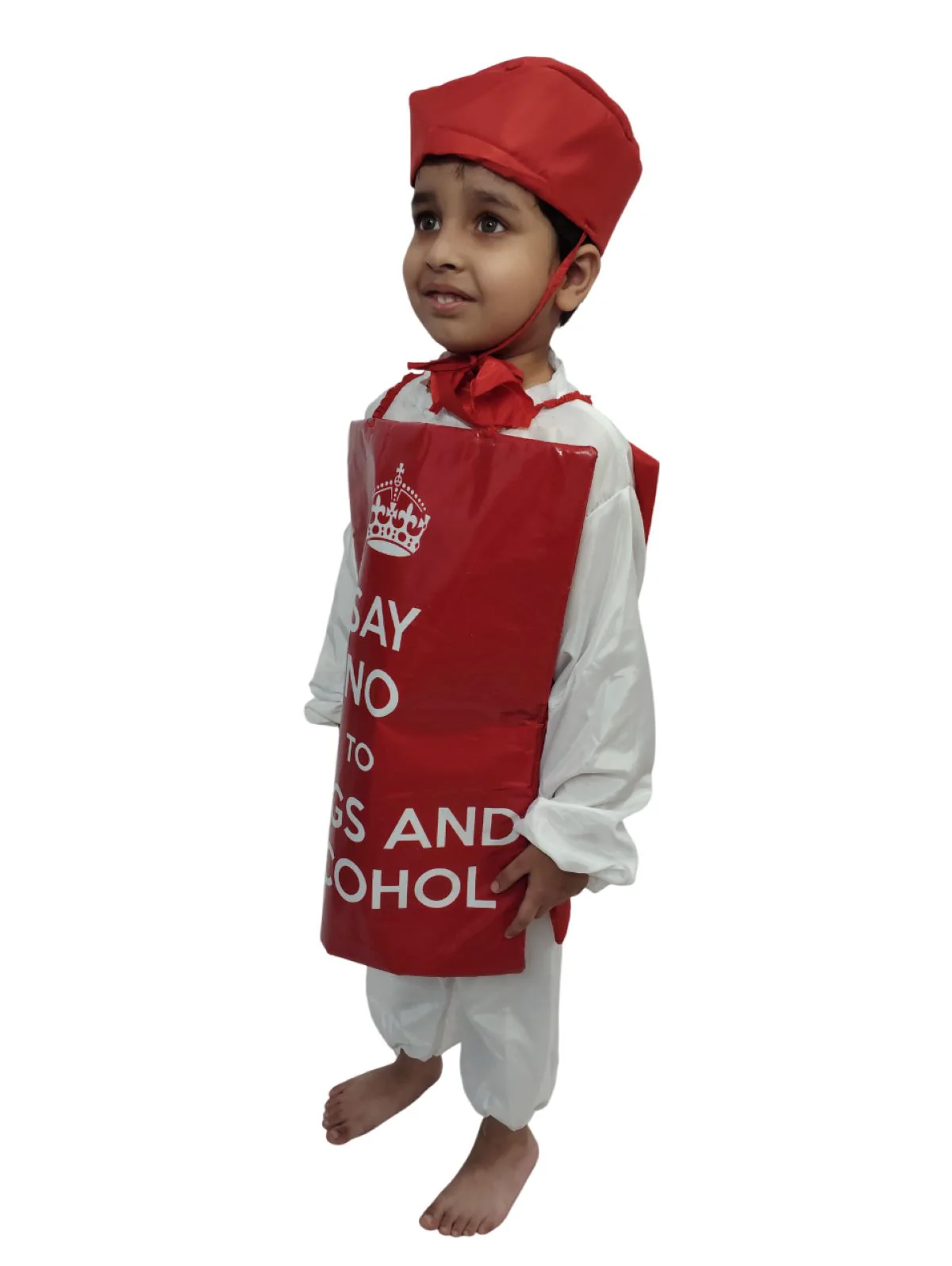 Say No to Drugs & Alcohol Social Awareness Kids Fancy Dress Costume - Image 5