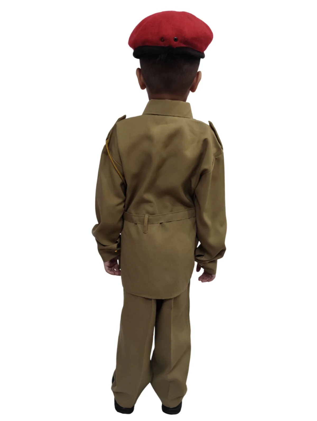 Security Guard Foreign Police Khaki Kids & Adult Fancy Dress Costume - Image 3