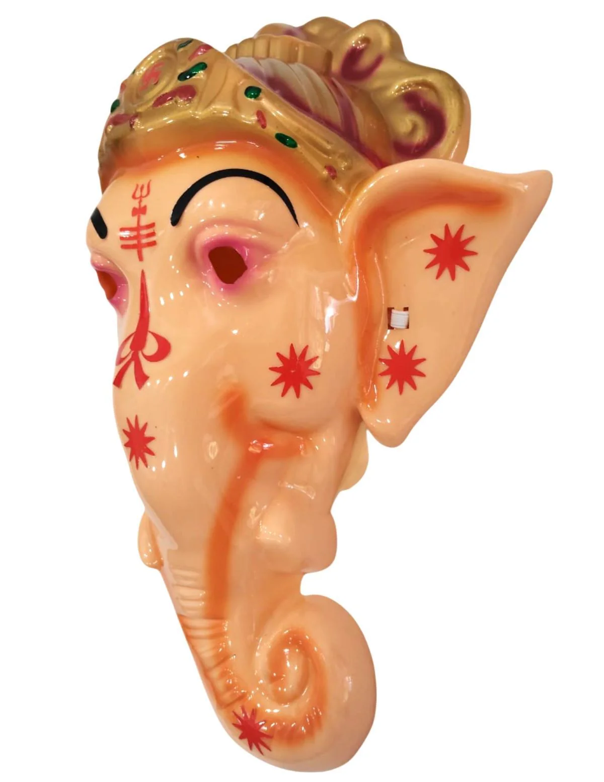 Shri Ganesha Hindu God Face Mask Kids & Adults Fancy Dress Costume Accessory - Image 6