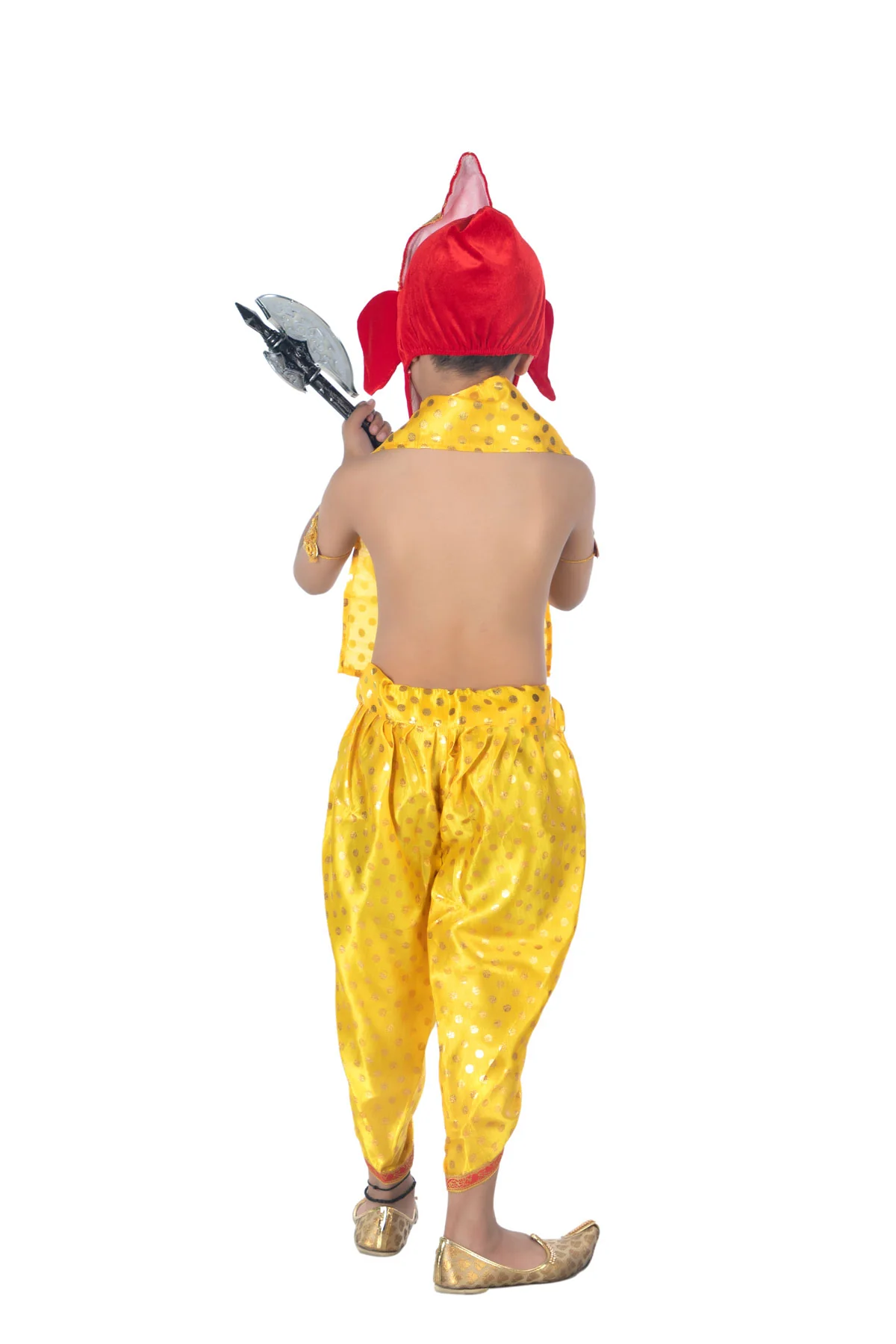 Shri Ganesha Hindu God Ganesh Chaturthi Role Play Kids & Adults Fancy Dress Costume - Image 3