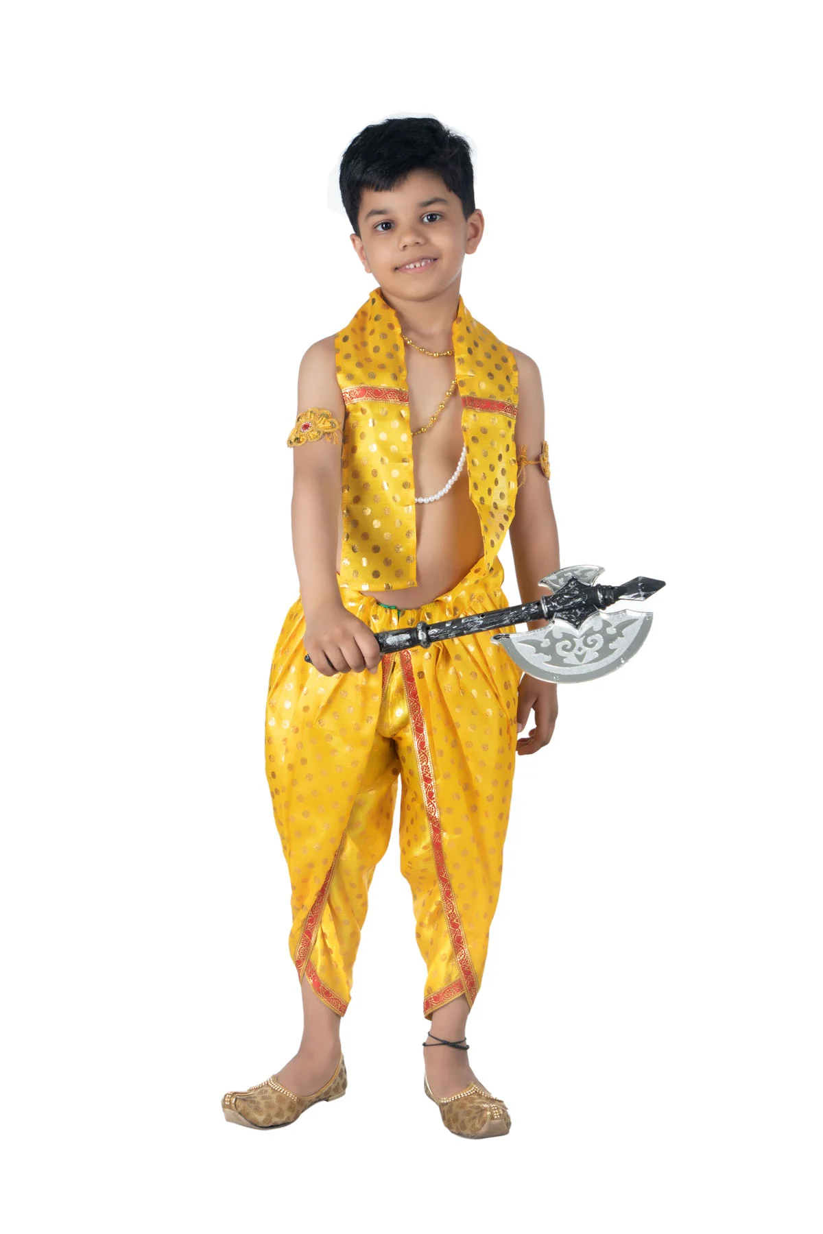Shri Ganesha Hindu God Ganesh Chaturthi Role Play Kids & Adults Fancy Dress Costume - Image 5