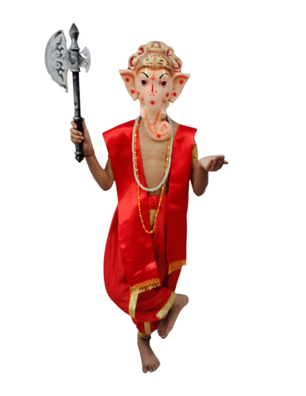 Shri Ganesha Hindu God Kids & Adults Fancy Dress Costume - Premium - Image 3