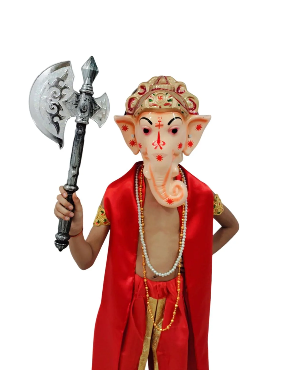 Shri Ganesha Hindu God Kids & Adults Fancy Dress Costume - Premium - Image 7