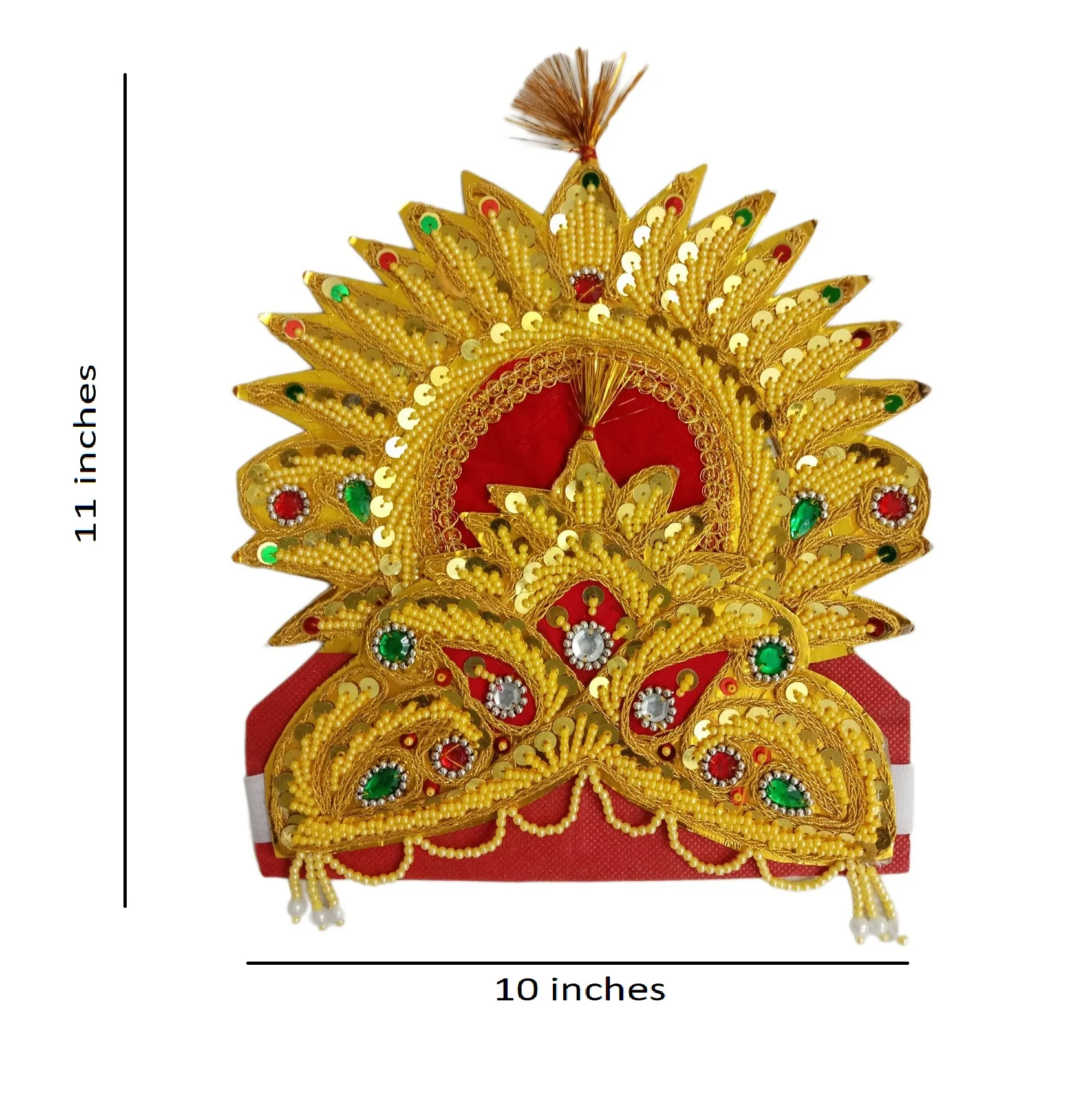 Shri Ram Hindu God Crown Mukut Kids & Adults Fancy Dress Costume Accessories - Image 6