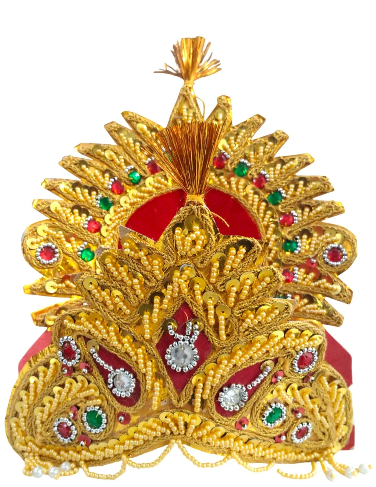 Shri Ram Hindu God Crown Mukut Kids & Adults Fancy Dress Costume Accessories - Image 9