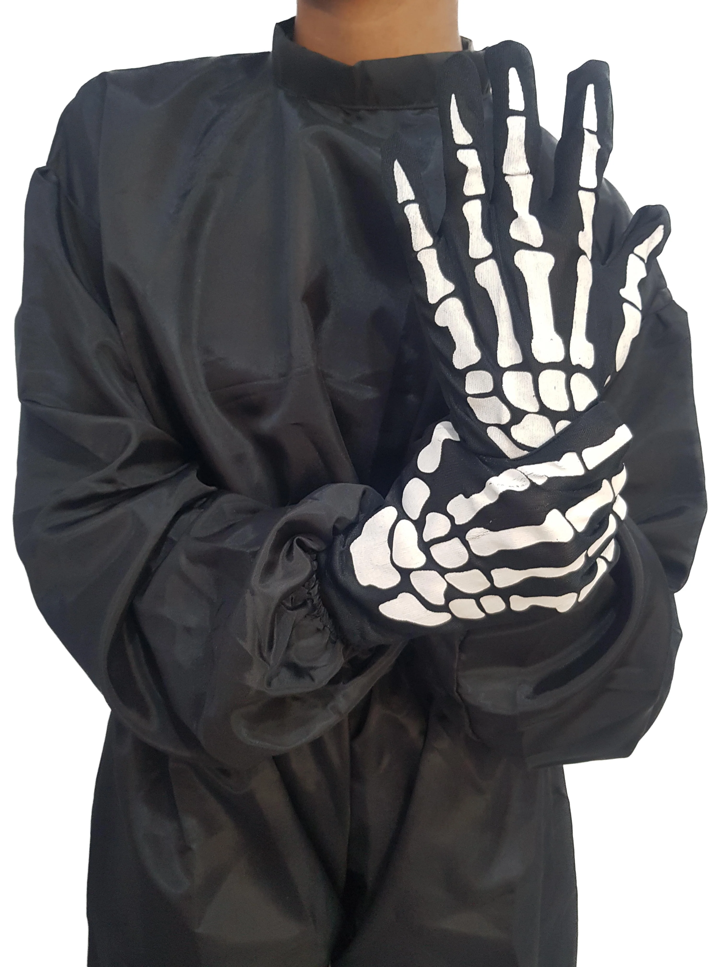 Skeleton Hands Gloves Halloween Kids Adults Fancy Dress Costume Accessories - Image 3
