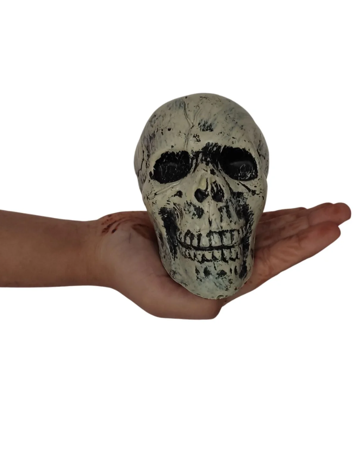 Small Skull Toy Halloween Ghost Showpiece Decoration Kids Adults Fancy Dress Costume Accessory - Image 4