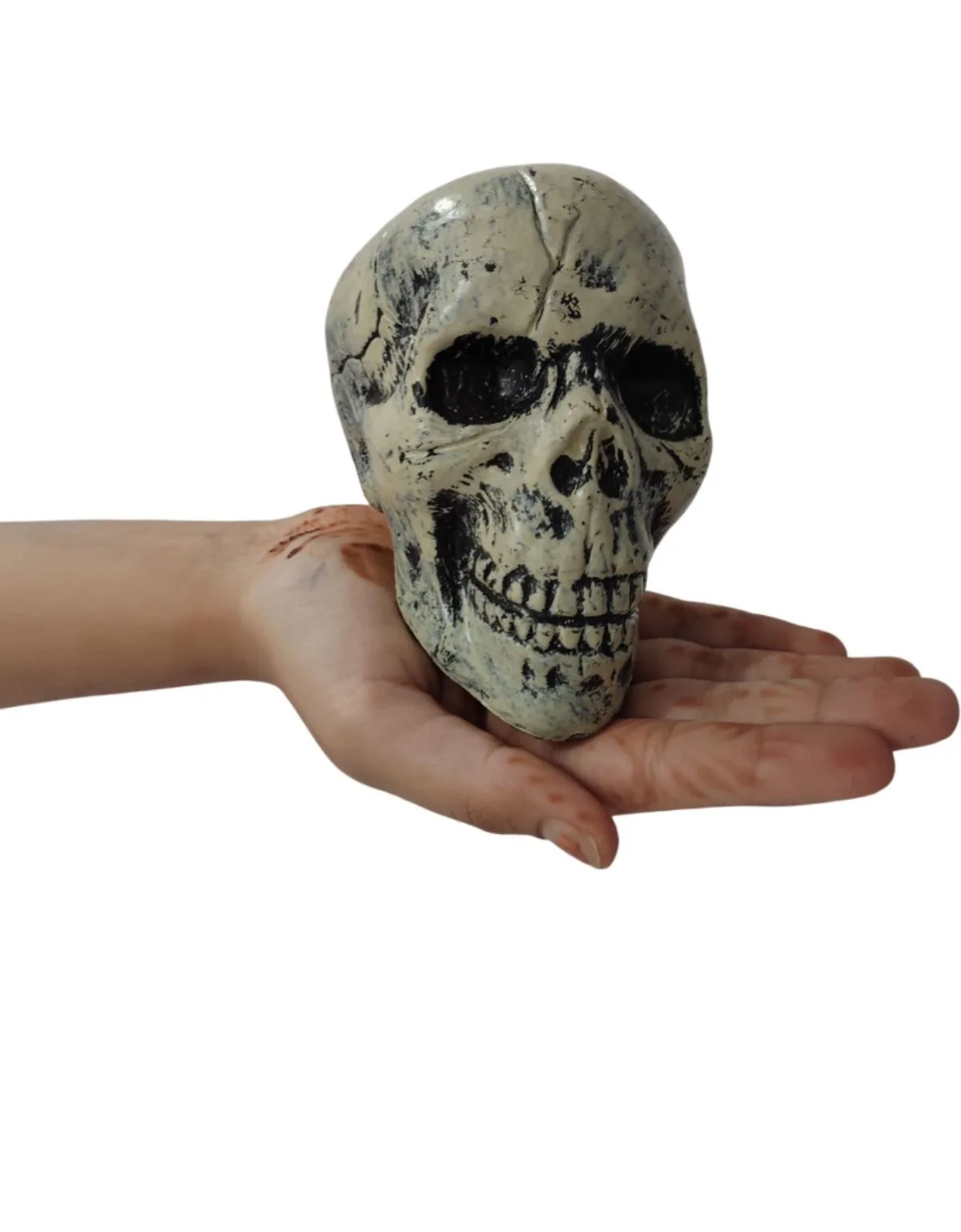 Small Skull Toy Halloween Ghost Showpiece Decoration Kids Adults Fancy Dress Costume Accessory - Image 6