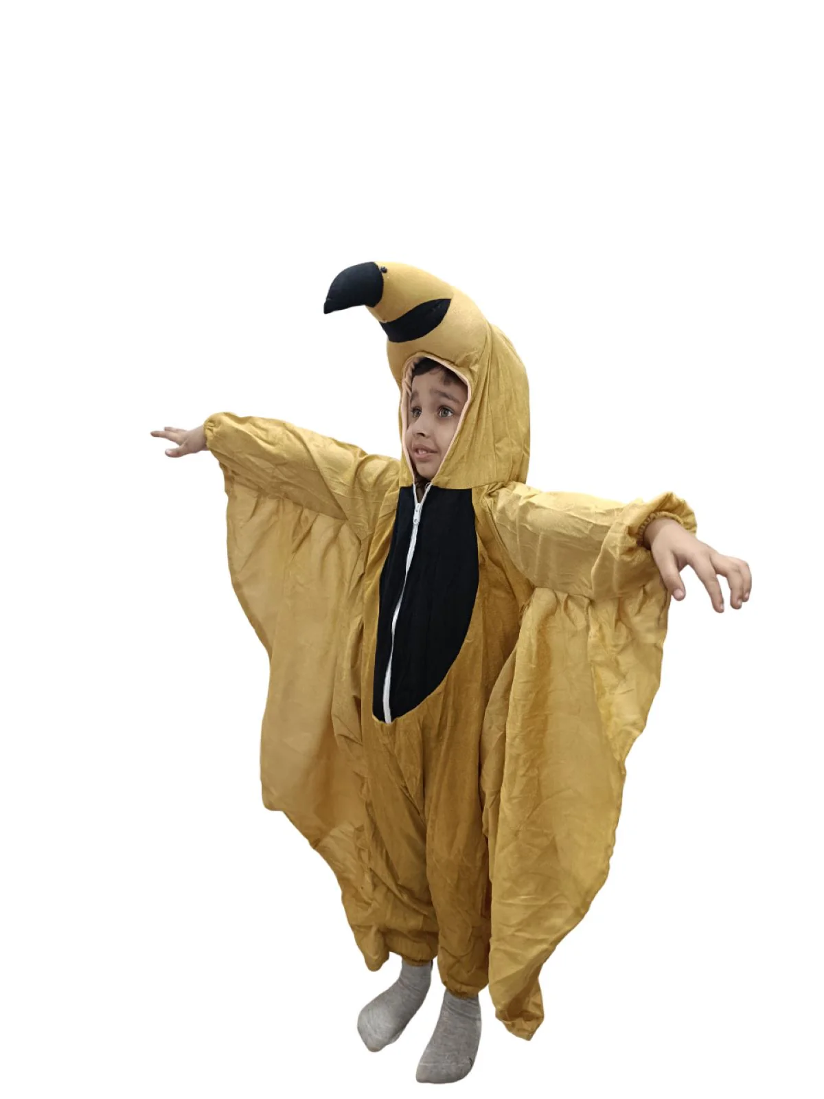 Brown Sparrow Chidiya Bird Kids Fancy Dress Costume For Kids - Image 5