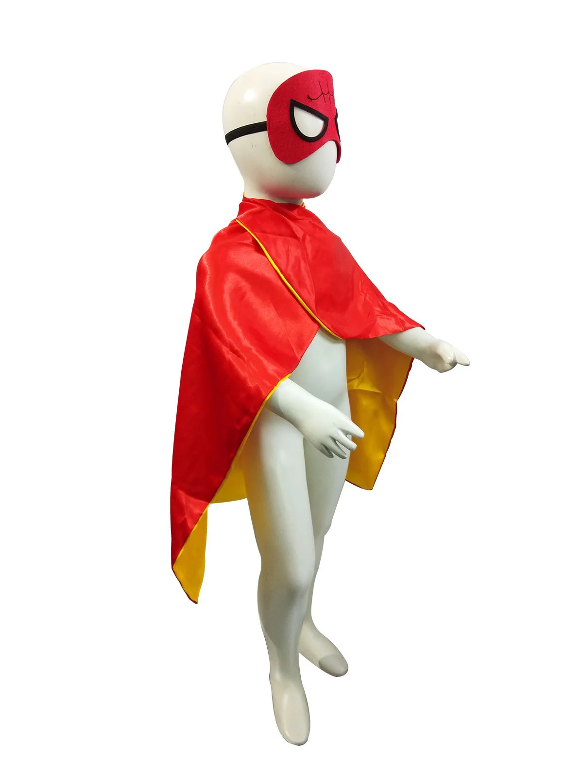 The Red & Blue Superhero Cape Kids Fancy Dress Costume - Image 2