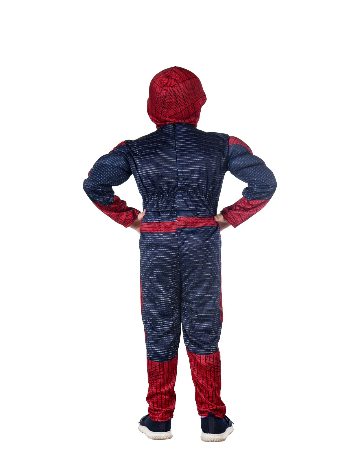 Red Blue Superhero Muscle Look Kids Fancy Dress Costume - Imported - Image 3