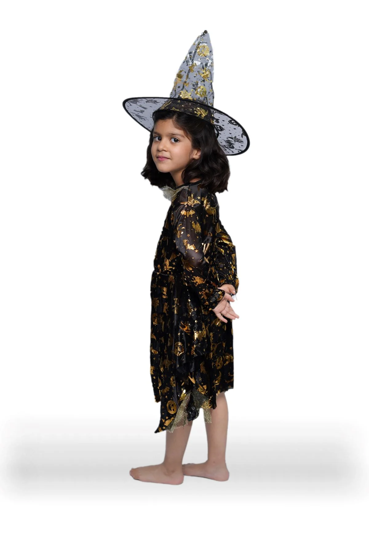 Starry Witch Kids Fancy Dress Costume | Halloween Theme | Imported - Image 5