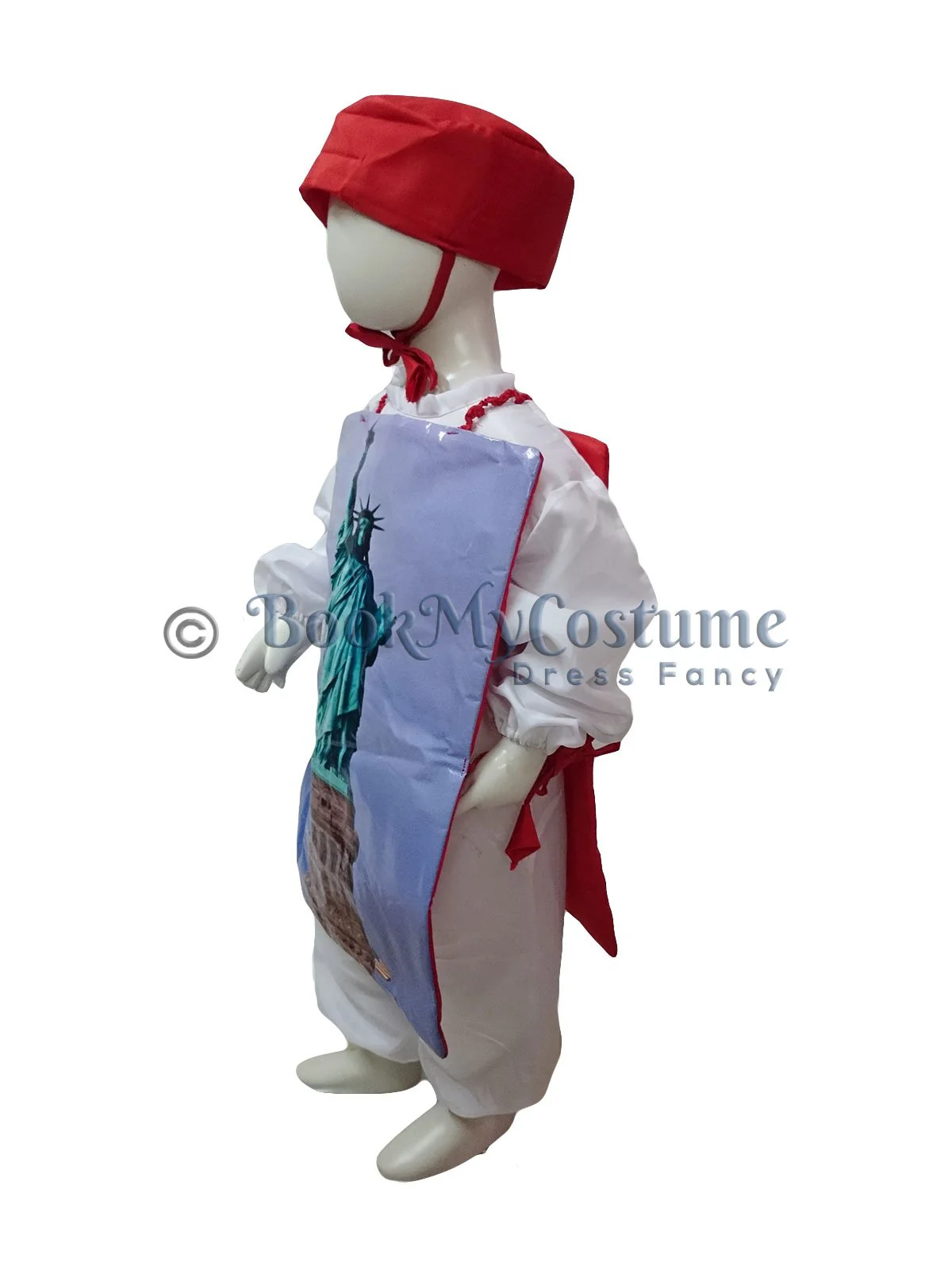 Statue of Liberty Famous International Monuments America Theme Kids Fancy Dress Costume - Image 4