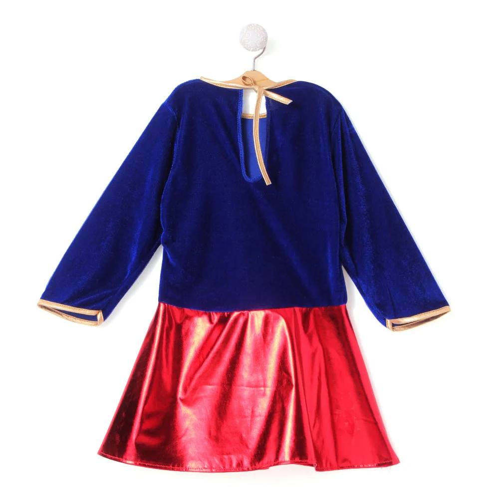 Superheroine Comic Movie Superhero Fancy Dress Costume for Kids - Imported - Image 5
