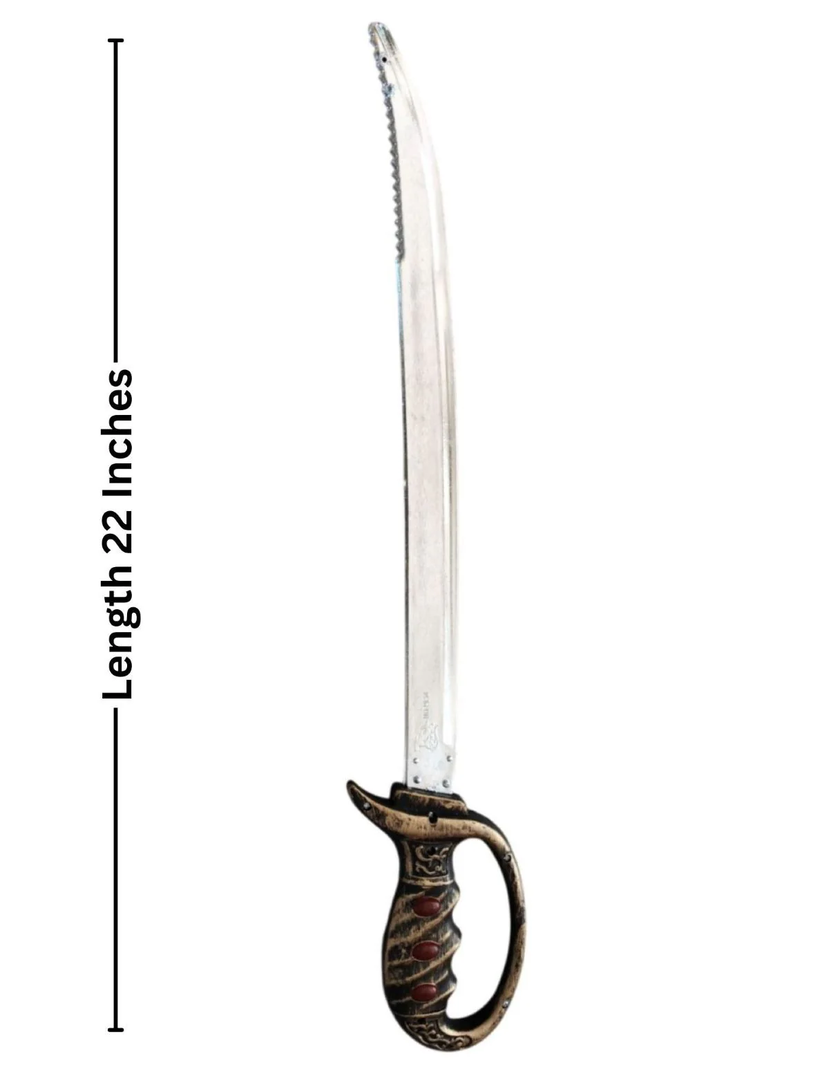 Sword & Shield Talwar Dhal Plastic Costume Accessory Set - Image 6