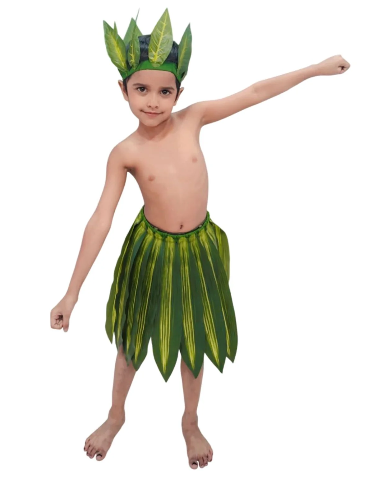 Tarzan Mowgli Jungle Book Cartoon Character Kids Fancy Dress Costume for Boys - Image 2