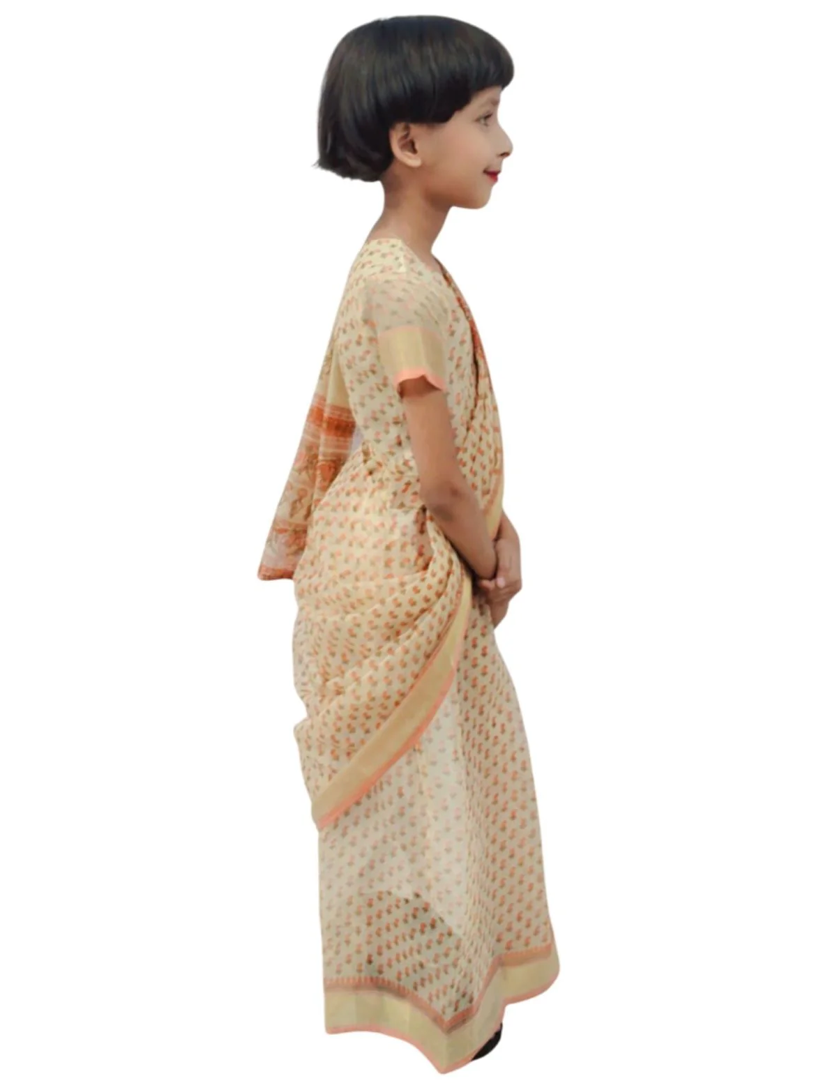 Teacher Profession Classic Saree Kids & Adults Fancy Dress Costume - Image 5