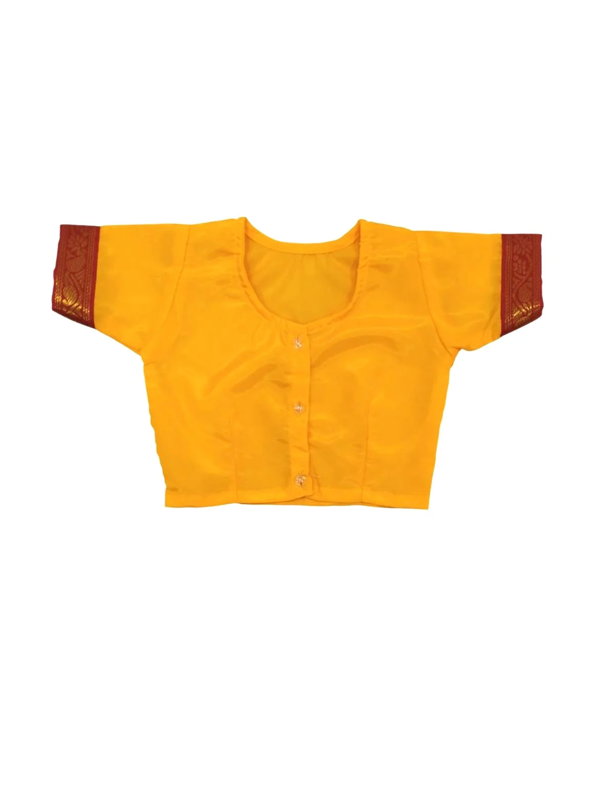 Teacher Yellow Saree Professional Kids Fancy Dress Costume - Image 7