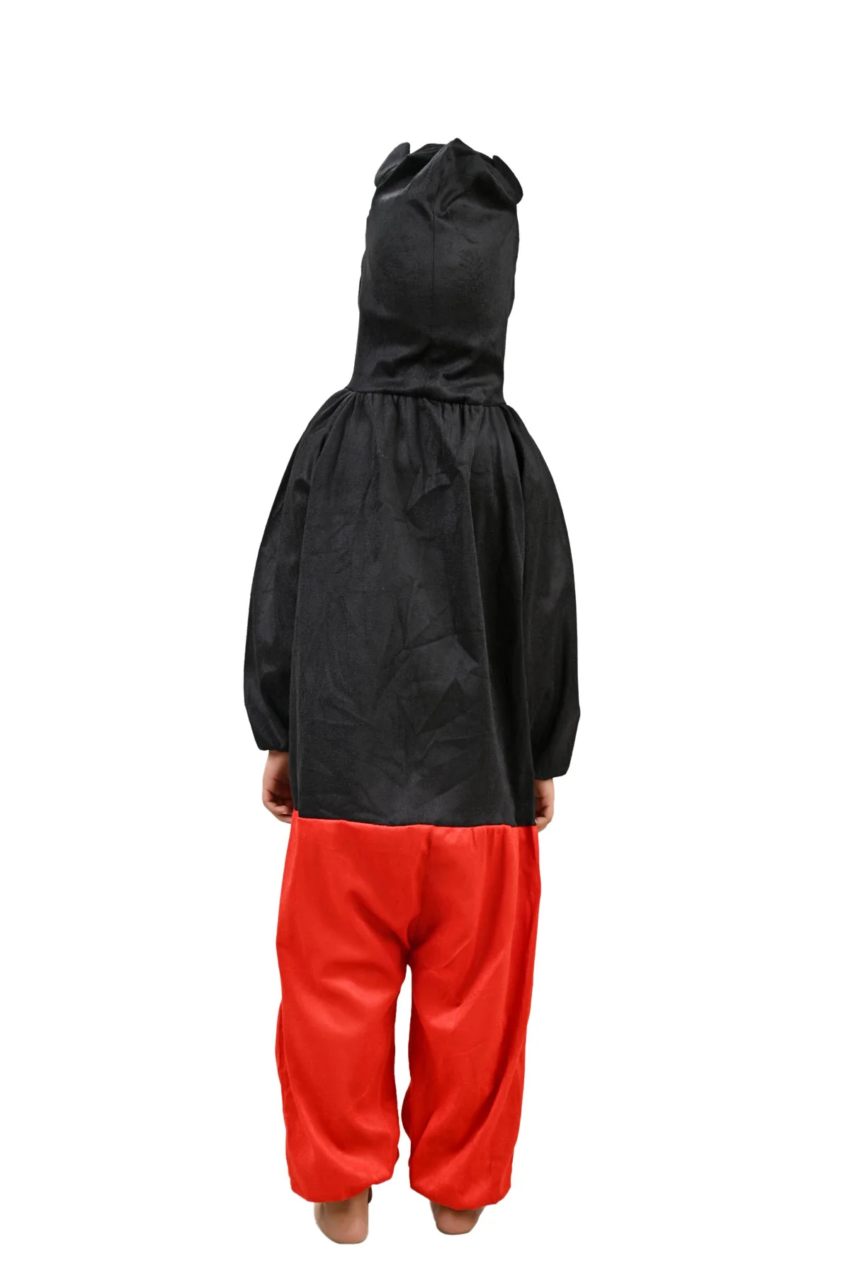 The Brave Friendly Mouse Cartoon Character Kids Fancy Dress Costume | Red & Black - Image 3